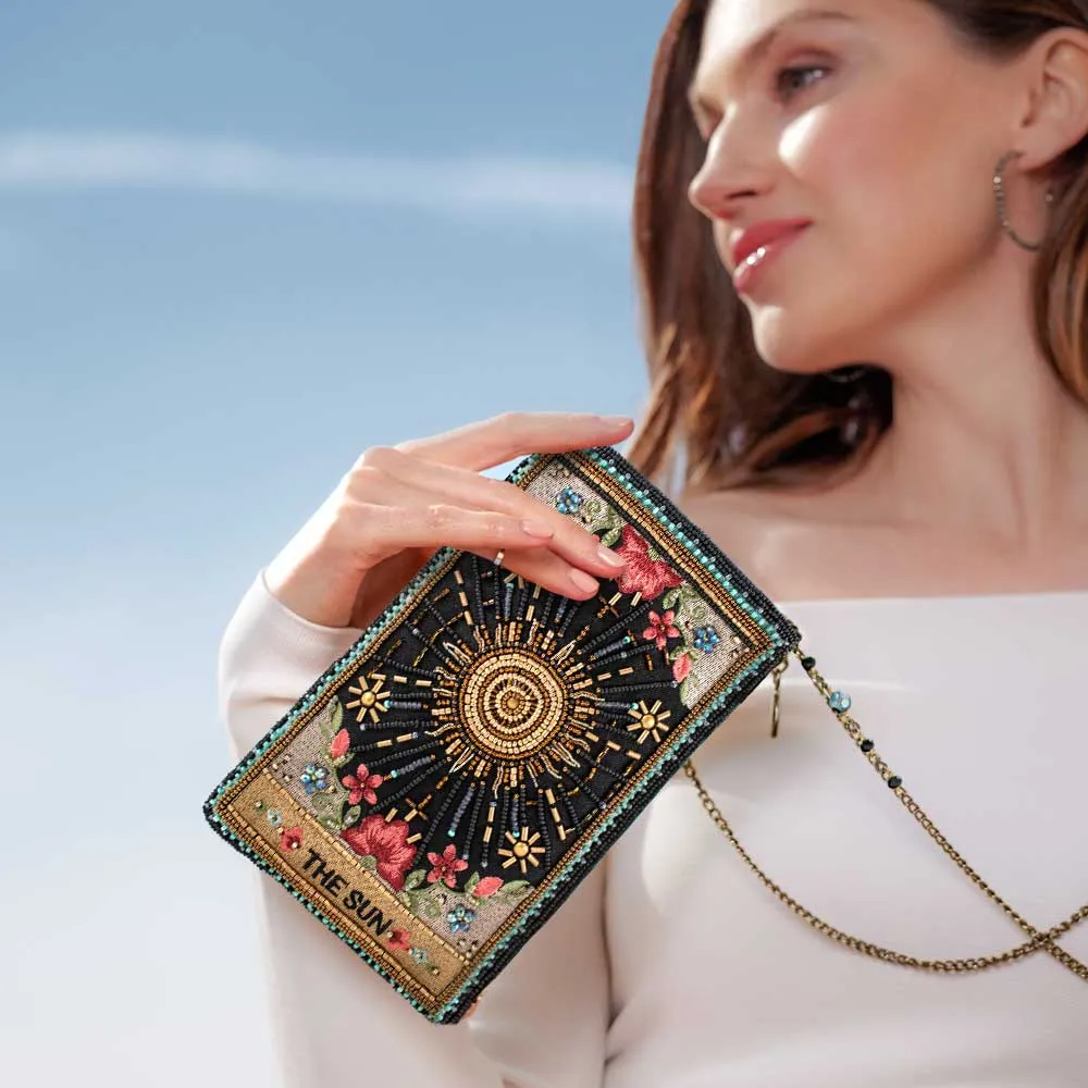 The Sun Beaded Crossbody Bag