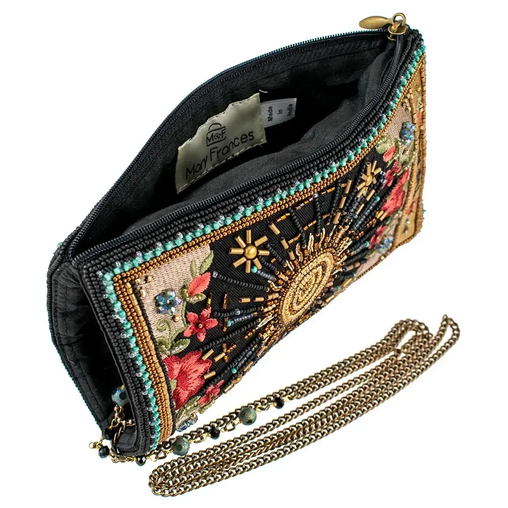 The Sun Beaded Crossbody Bag