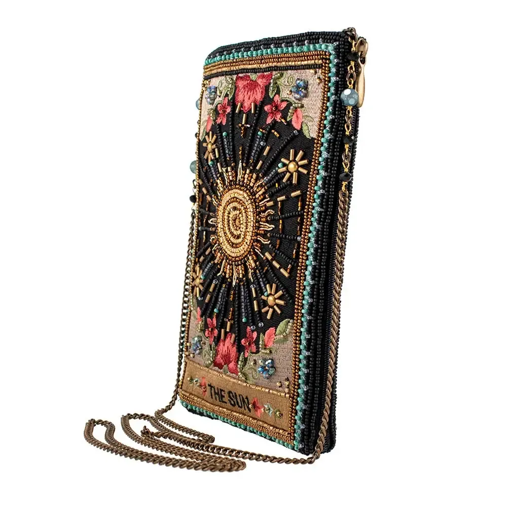 The Sun Beaded Crossbody Bag