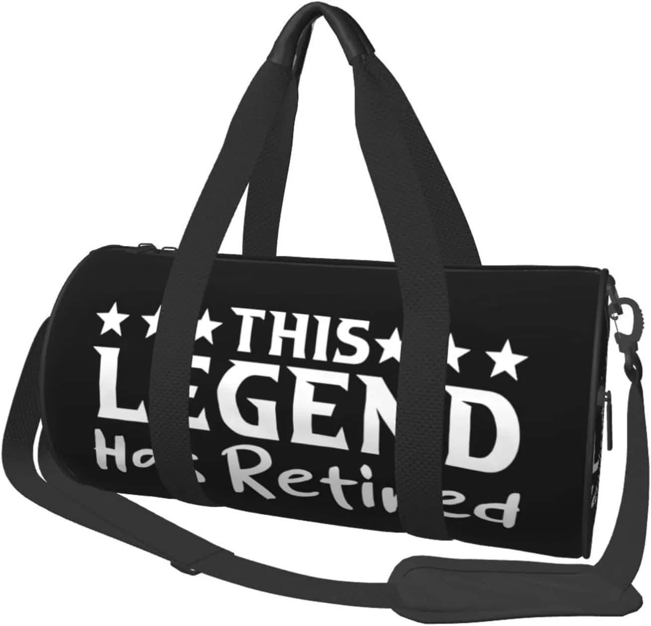 This Legend Has Retired Retirement Duffel Bag Gym Bag Travel Sports Tote Large Foldable Beach Swim Yoga9