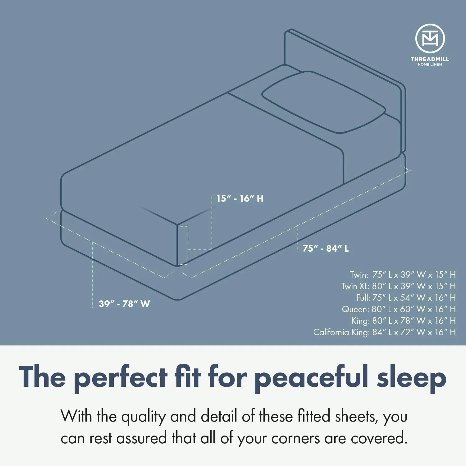 Threadmill 100% Cotton Sheets for Queen Size Bed - 600 Thread Count Queen Bed Sheets Set with 16” Deep Pocket - Damask Stripe Sateen Weave 4-Piece Bedding Set with Cooling Effect, Ivory