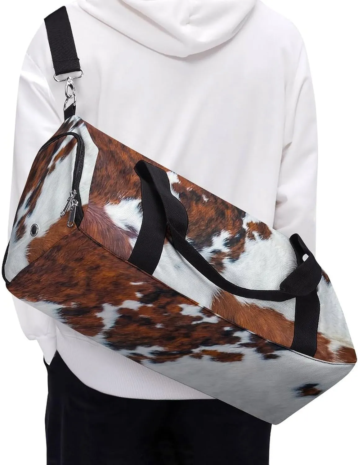 TigerPrint Portable Large Capacity Fully Printed Fitness Bag Unisex