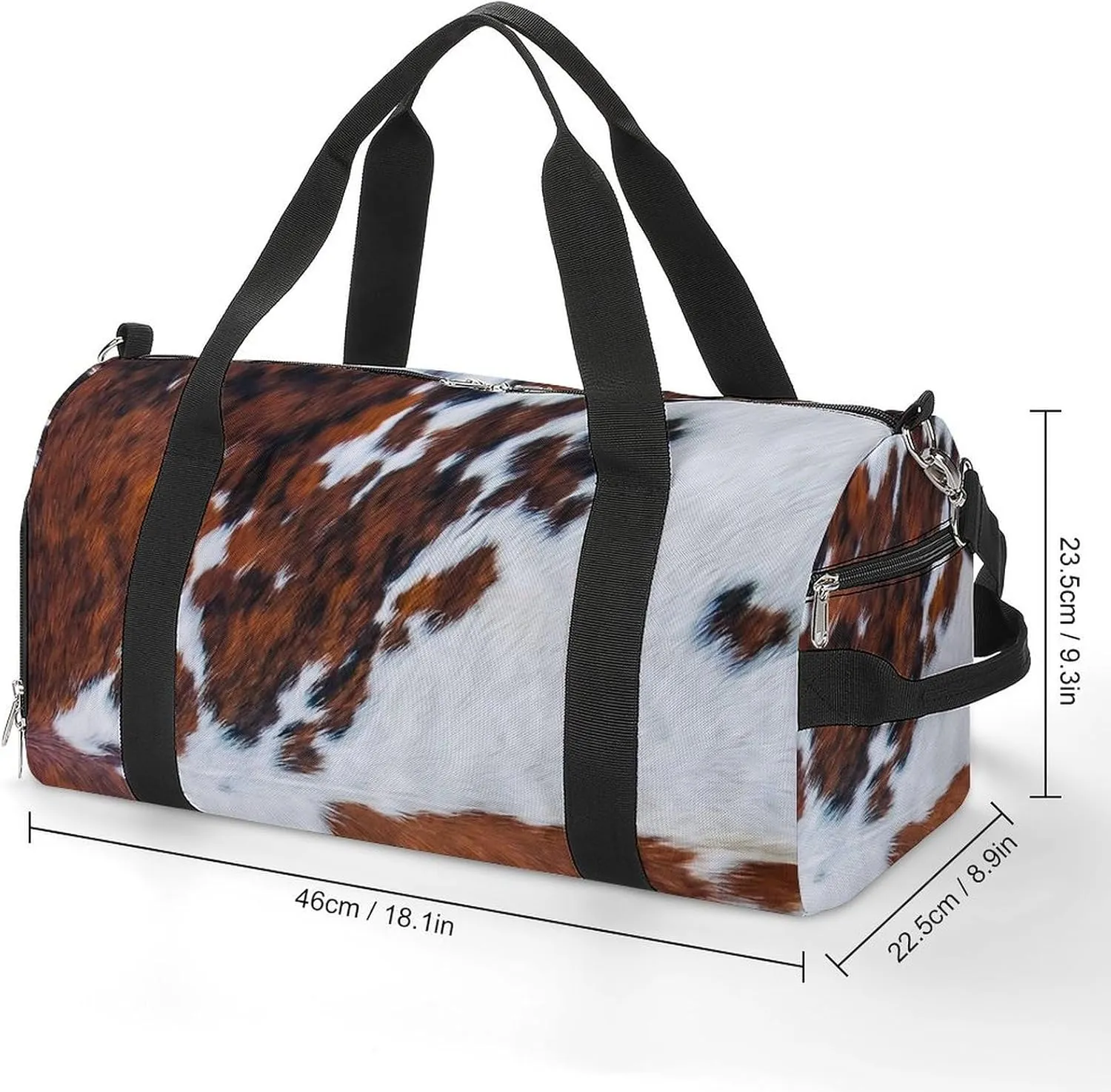 TigerPrint Portable Large Capacity Fully Printed Fitness Bag Unisex