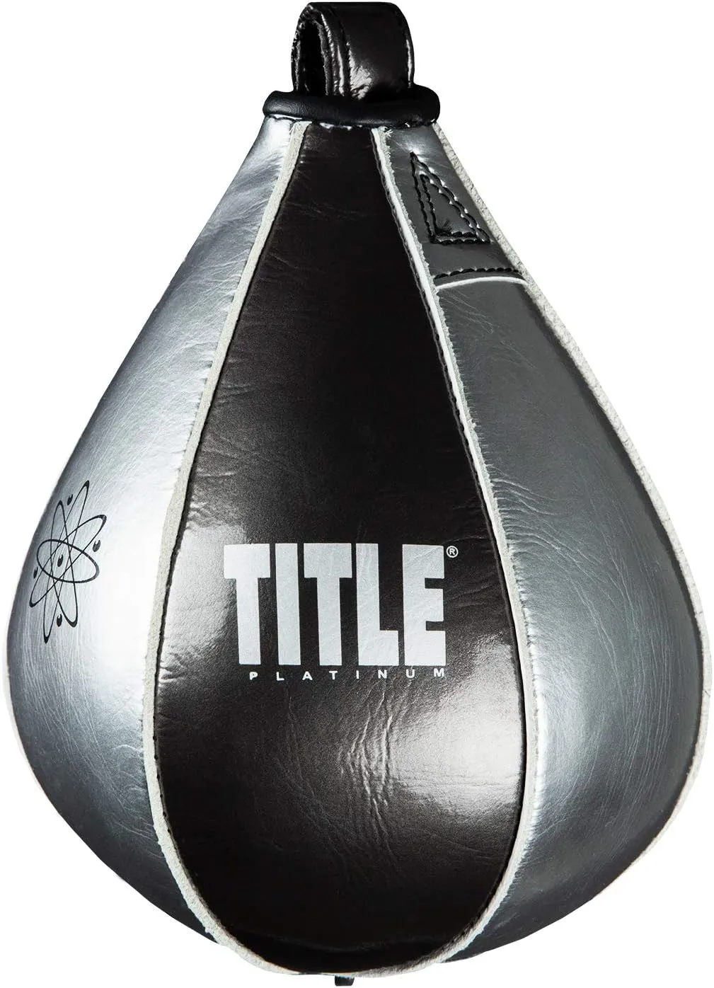 Title Boxing Platinum Atomic Speed Bag, Black/Platinum, 6" x 8"