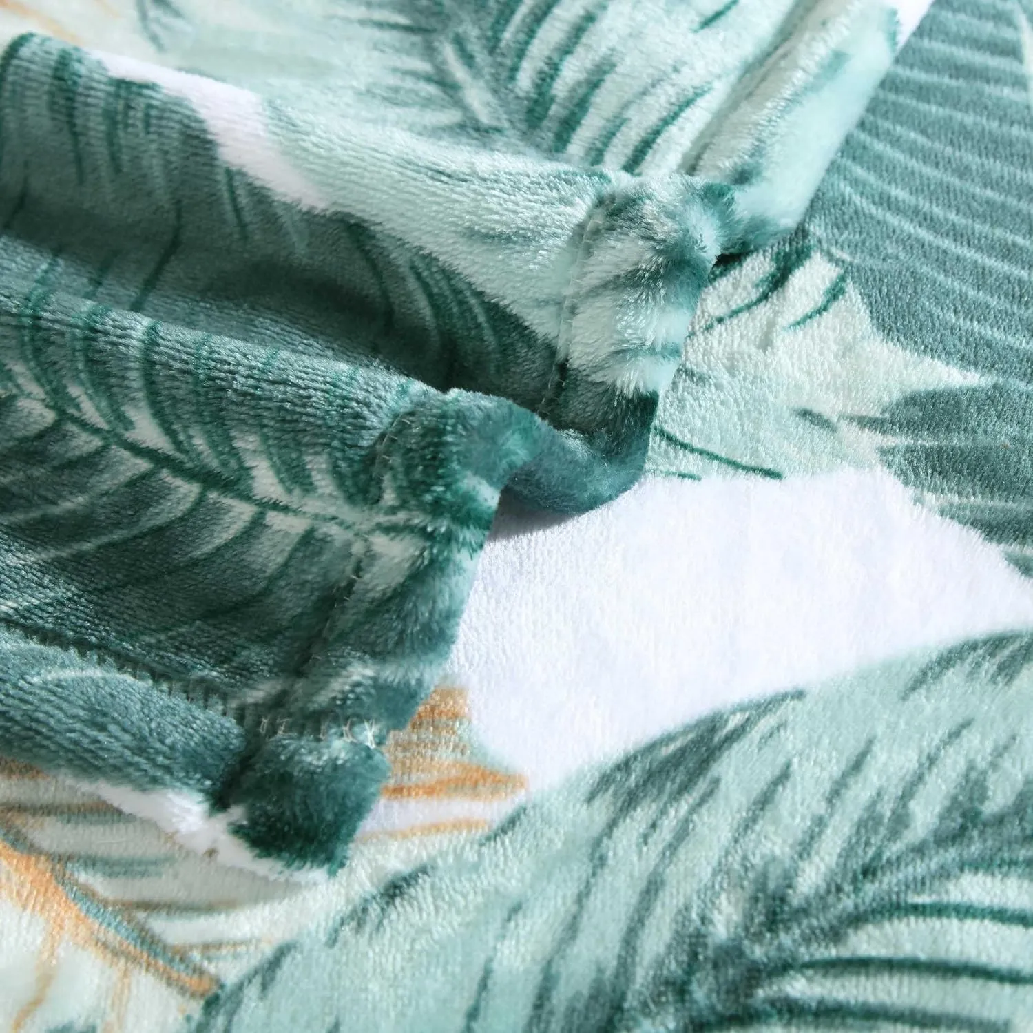 Tommy Bahama - King Blanket, Ultra Soft Plush Bedding, Coastal Inspired Bedding Essentials, Oeko-Tex Certified (Vintage Palms Green, King)