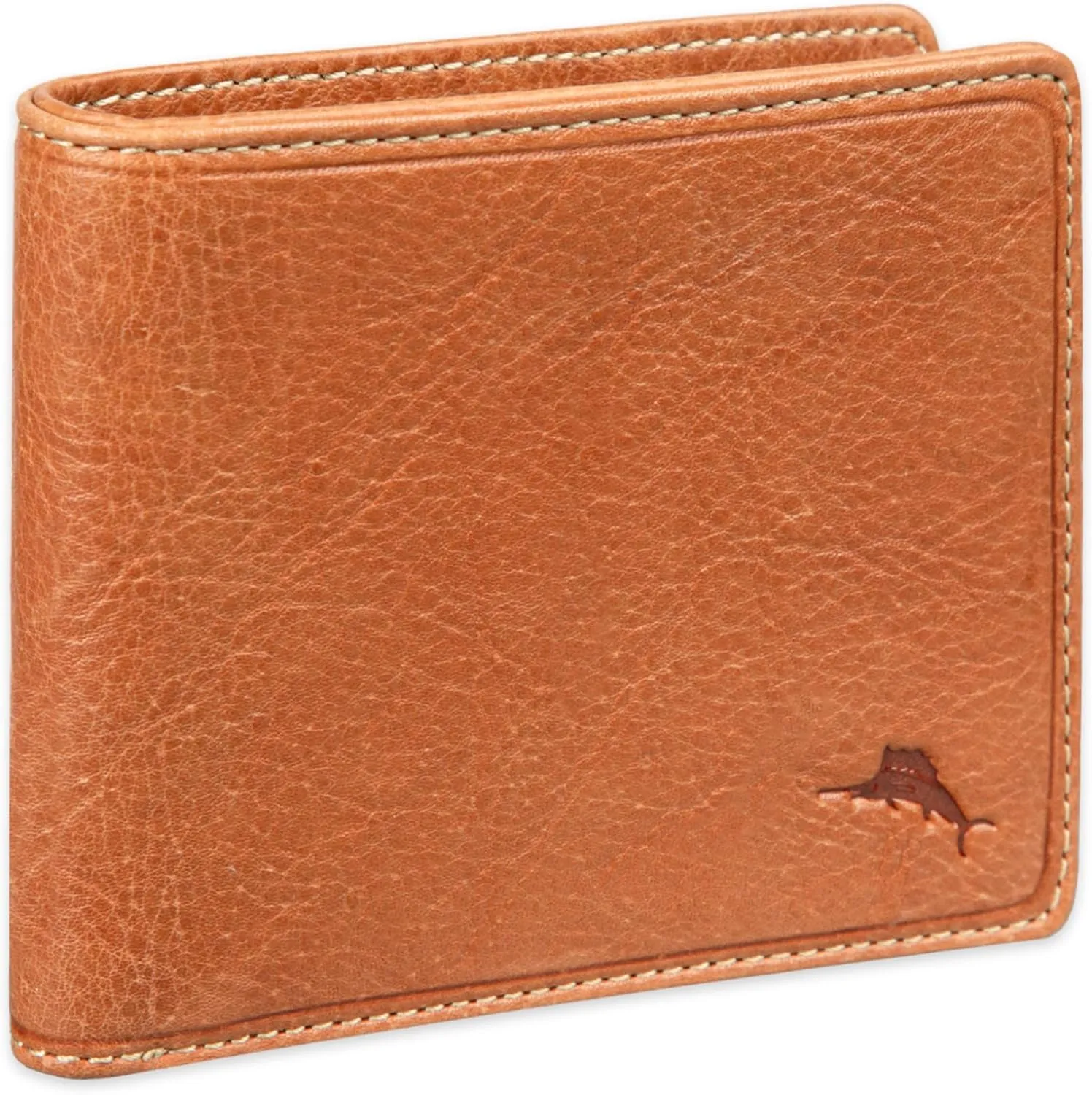 Tommy Bahama Men's Bifold Slim Leather Wallet