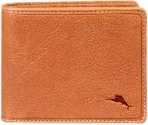 Tommy Bahama Men's Bifold Slim Leather Wallet