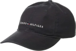 Tommy Hilfiger Men's Cotton Logo Adjustable Baseball Cap