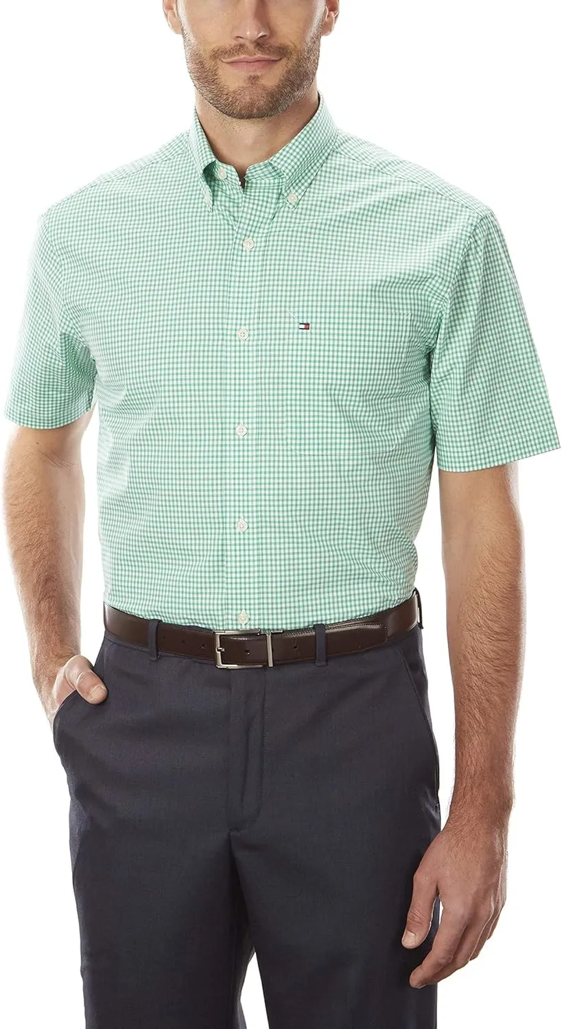 Tommy Hilfiger Men's Short Sleeve Button-down Shirt