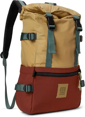 Topo Designs Rover Pack Classic, Sahara/Fire Brick, One Size