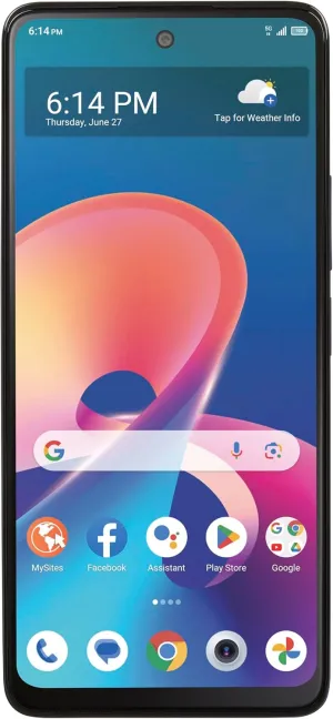 total wireless TCL 50 XE 5G Locked Prepaid Smartphone, 128GB, Blue - Includes $55 Unlimited Talk, Text, & Data 30-Day Plan Upon Activation