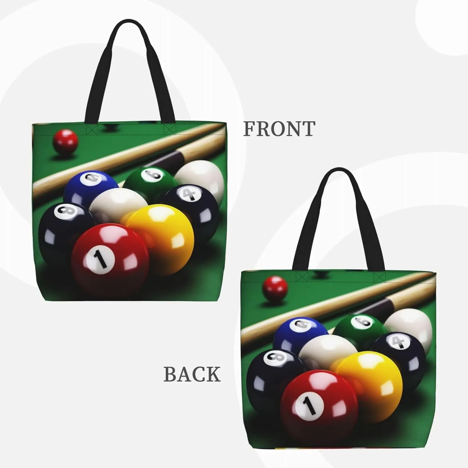 Tote Bag for Women Cute french bulldog Shoulder Bag with Zipper Handbag Large Capacity Reusable Grocery Bag