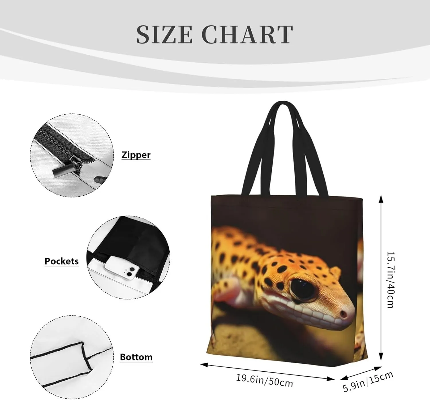 Tote Bag for Women Eastern Bluebird Shoulder Bag with Zipper Handbag Large Capacity Reusable Grocery Bag
