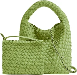 Tote for Women, Ladies Crossbody Handbag, Trendy Shoulder and Bucket Bag, Top-handle Tote Hobo Satchel with Purse
