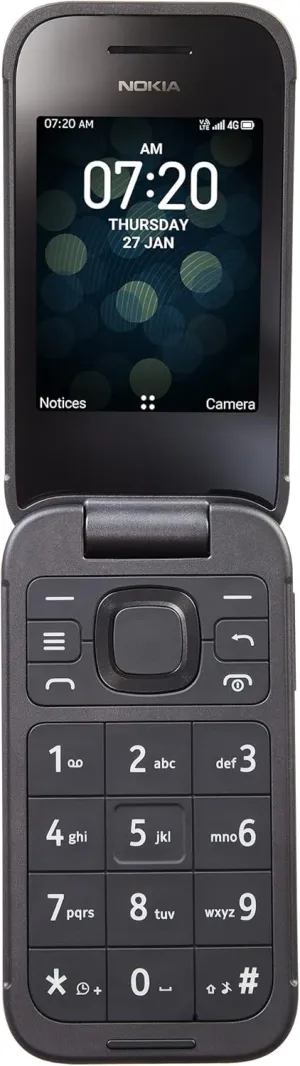 TracFone Nokia 2760 Flip, 4GB Black - Prepaid Feature Phone