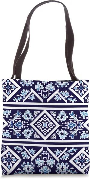 Traditional Icelandic Pattern Tote Bag