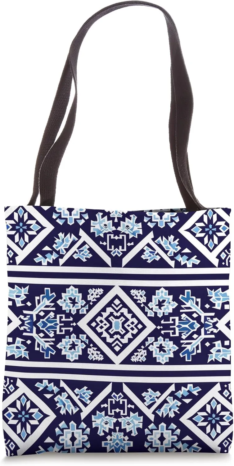 Traditional Icelandic Pattern Tote Bag