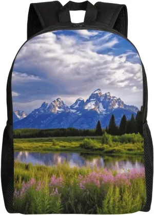 Travel Backpack for Women Men Lightweight 17 inch Laptop Bag grand teton national park Backpack Casual Daypack