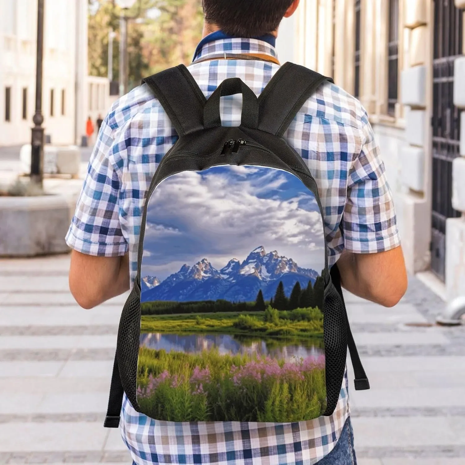Travel Backpack for Women Men Lightweight 17 inch Laptop Bag grand teton national park Backpack Casual Daypack