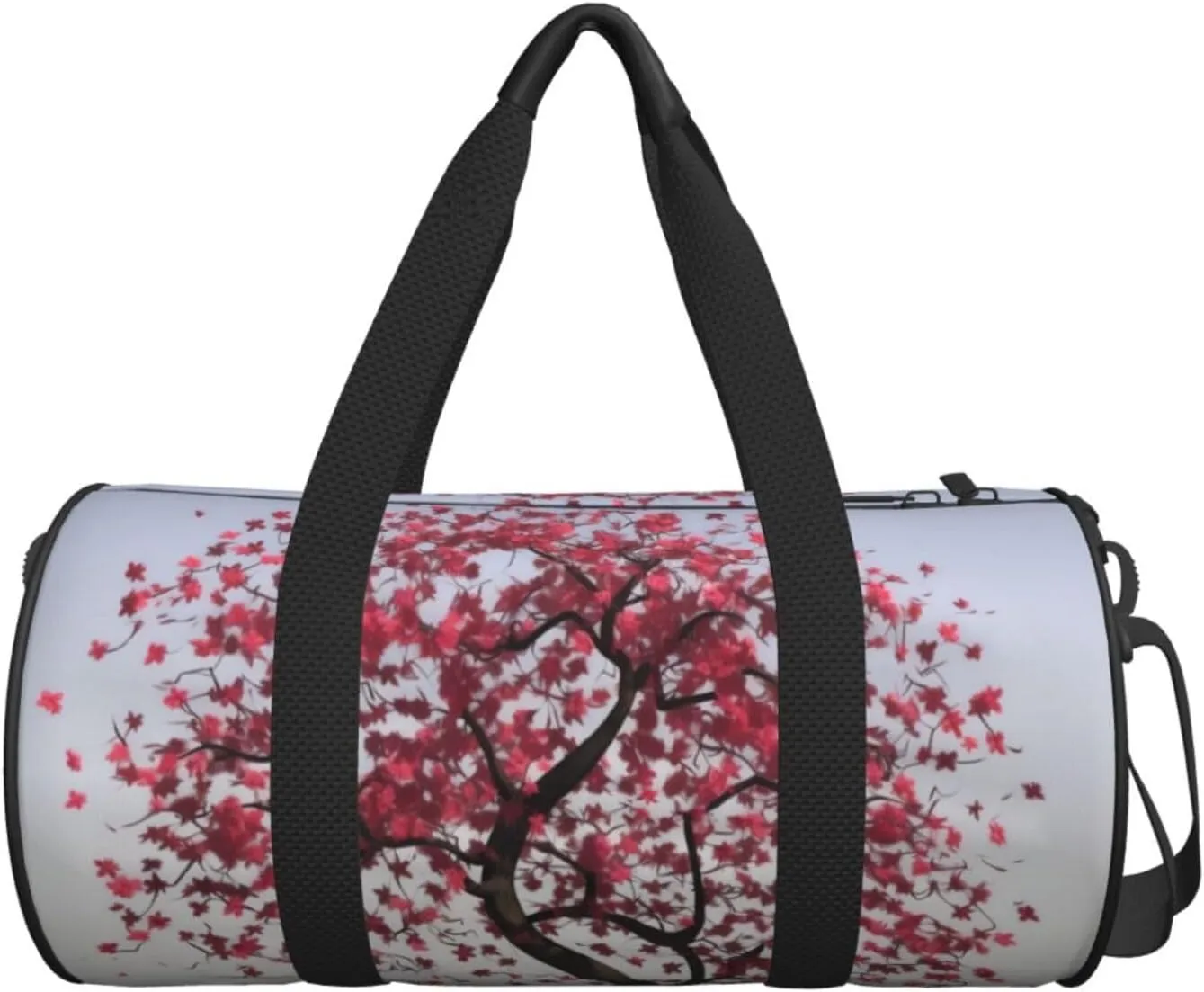 Travel Bag For Women,Japanese Cherry Tree Print Personal Item Duffle Bags,Weekend Travel Duffel Tote Bag,Travel Sport Gym Bag For Men,Airplane Travel Essentials For Flying