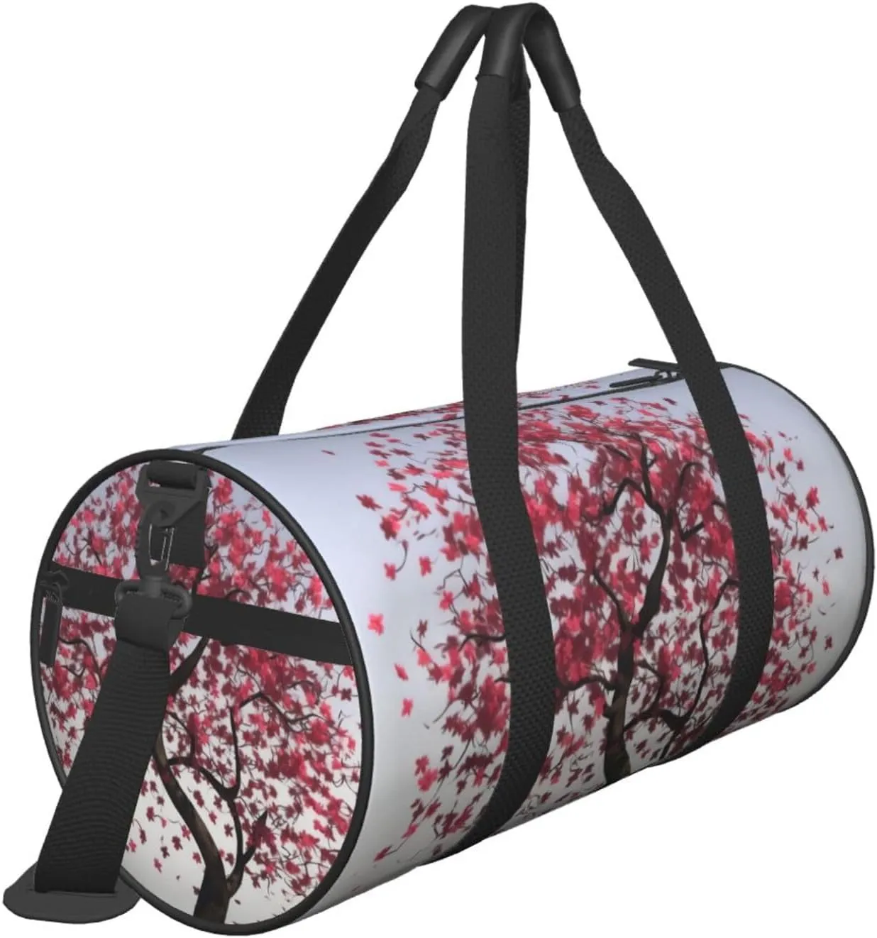 Travel Bag For Women,Japanese Cherry Tree Print Personal Item Duffle Bags,Weekend Travel Duffel Tote Bag,Travel Sport Gym Bag For Men,Airplane Travel Essentials For Flying