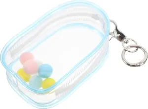Travel Friendly Portable Zipper Closure Display Bag for Collectibles Small Doll Storage Dust Guard Box with Organizer for Mini Figures Toy