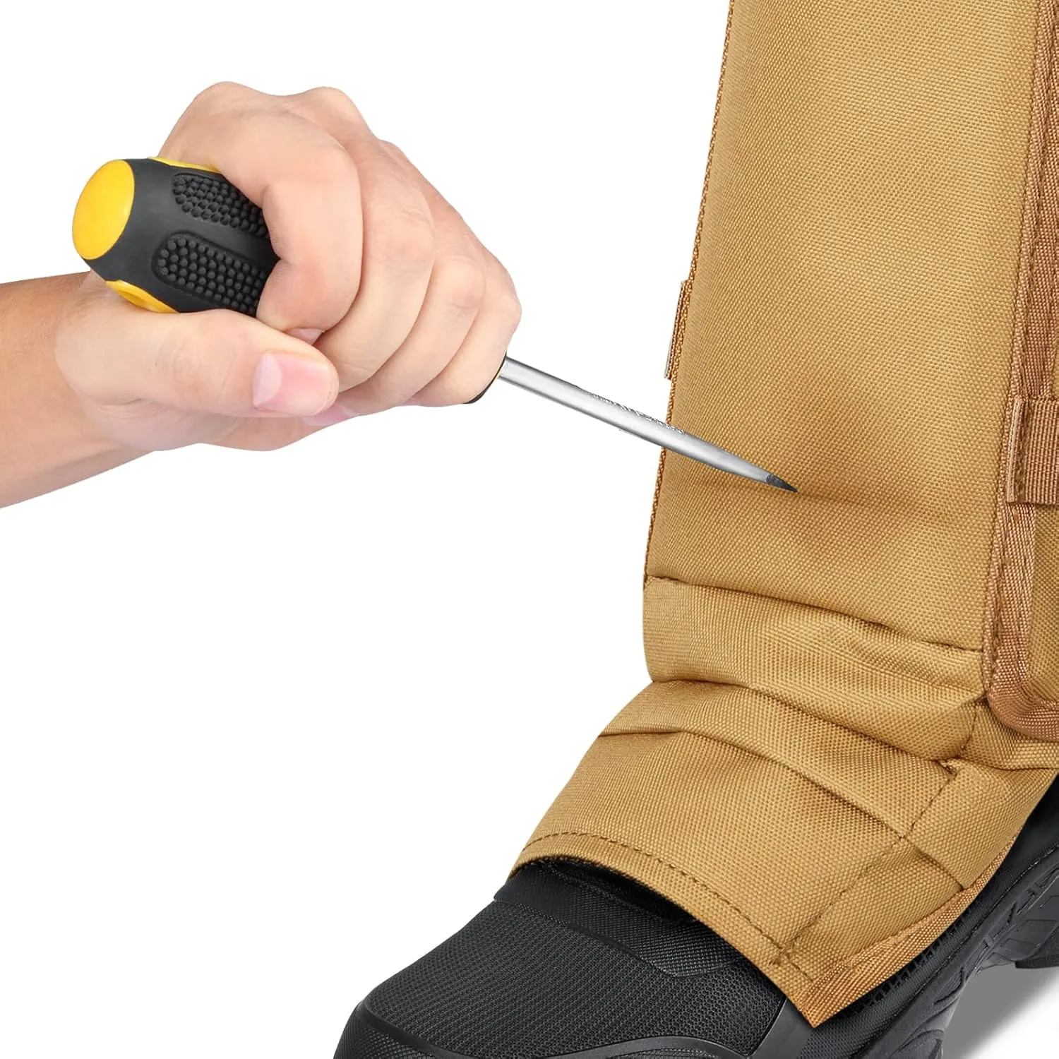 TREKMASTER Snake Gaiters Snake Chaps: Waterproof Snake Guards Snake Bite Protection for Lower Legs, Snake Proof Gaiters