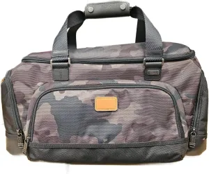 TUMI 148951 Charge Black/Camo Design With Gunmetal Hardware Multi Compartment Duffel Bag, Camoflauge