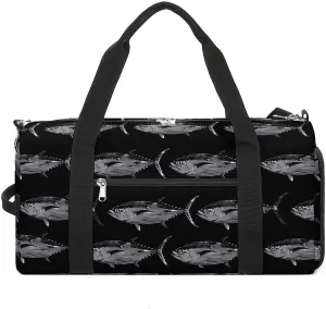 Tuna Fish Gym Bag for Men Women Lightweight Duffel Bag Sports Workout Bag for Travel Yoga