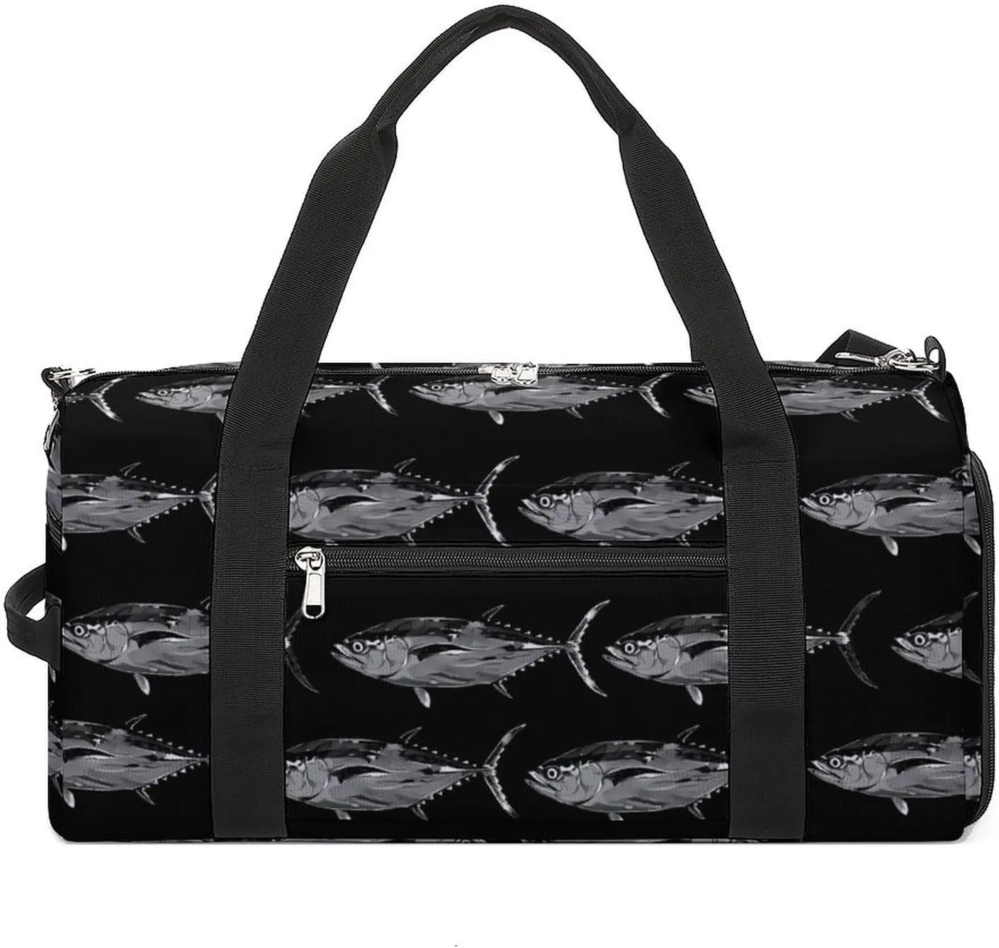 Tuna Fish Gym Bag for Men Women Lightweight Duffel Bag Sports Workout Bag for Travel Yoga