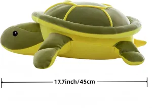 Turtle Animal Plush Toys, Plush Pillows Toys Doll Gifts for Kids,Girls 17.7inch/45cm