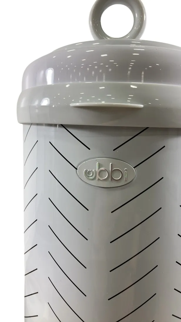 Ubbi Diaper Pail, Herringbone