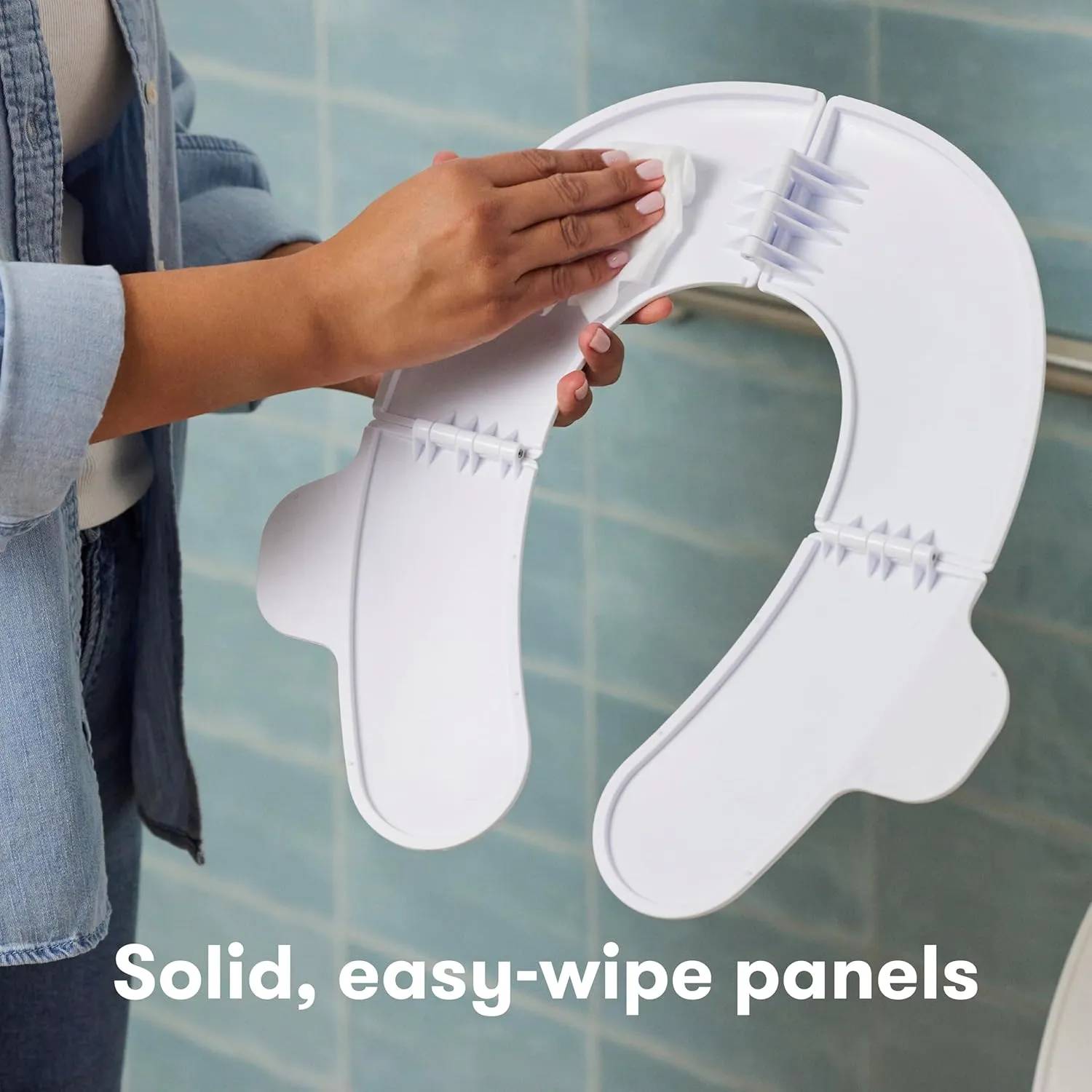 Ultimate Portable Toilet Seat for Toddlers | Foldable & Travel-Friendly with Non-Slip Base and Ergonomic Handles