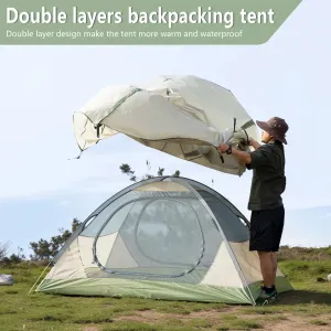 Ultralight 2 Person Camping Tent Double Layer Waterproof & Portable