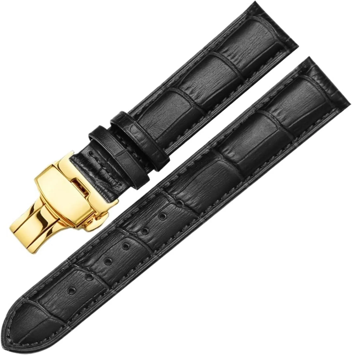 Unisex Genuine Leather Watch Strap 12mm 14mm 16mm 18mm 20mm 21mm 22mm 24mm Smart Watch Band Quick Release
