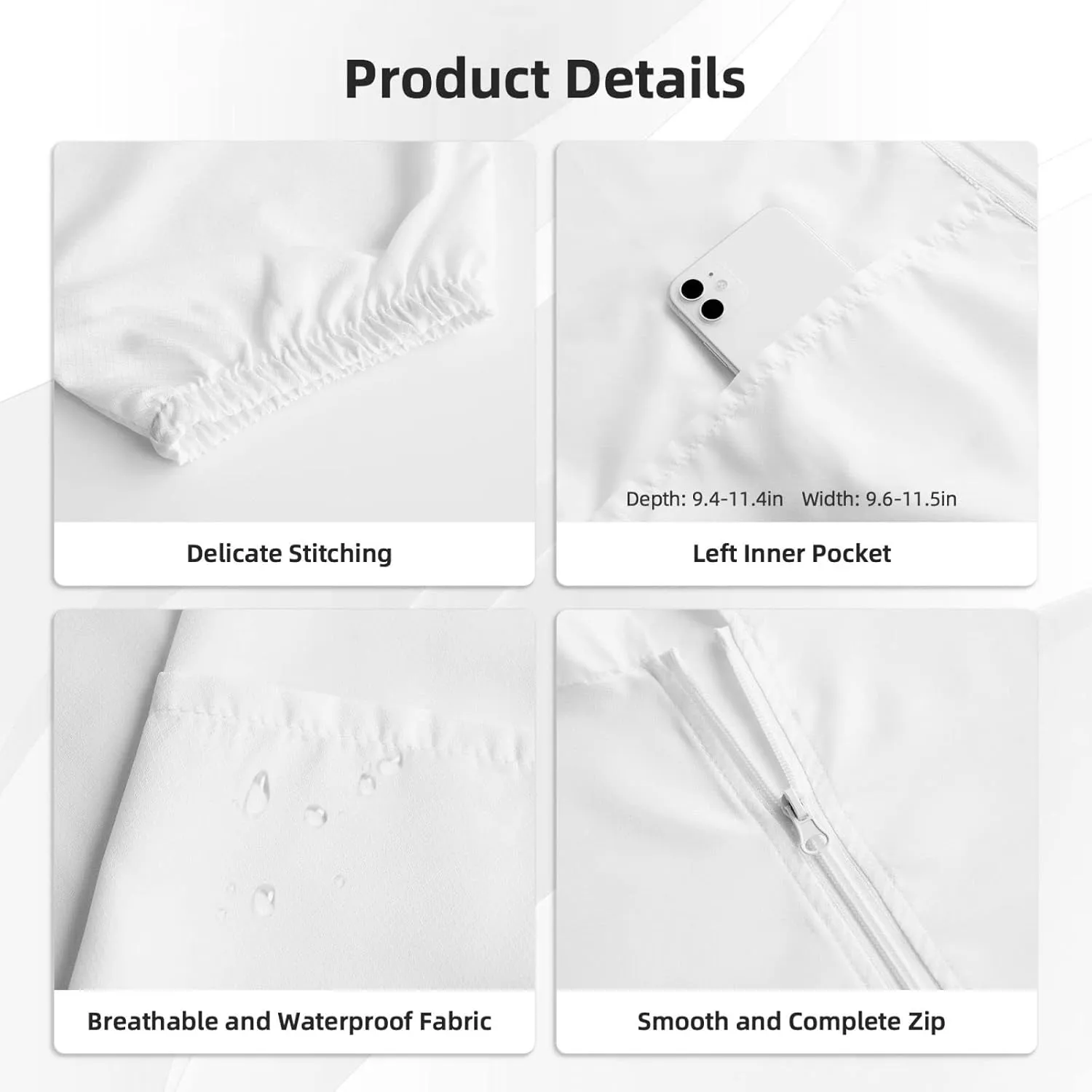 Unisex Women Men Sun Protection Hoodie Jacket Zip Up Long Sleeve Sun Shirt Hiking Outdoor UV Shirts With Pockets