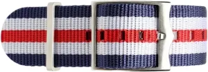 Universal Strap,22mm French Troops Nato Military Nylon Watchband Bracelet Accessories for Classic Analogue Watch, Dial Quartz Watch