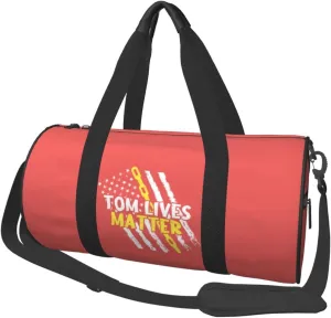 Usa Thin Yellow Line Flag Tow Truck Driver Duffel Bag Gym Bag Travel Sports Tote Large Foldable Beach Swim Yoga6