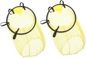 VANZACK Indoor/Outdoor Soccer Goal Nets 2pcs Kicking Net Bag for Boys and Girls Quick Setup Storage