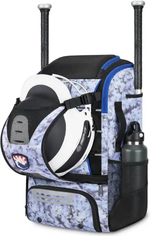 VBK Softball Bag for Girls,Kids Baseball Bag,Baseball Backpack for Boys,Tball Bag,Youth Baseball Bag,Softball Equipment with Shoes and Ball Compartment