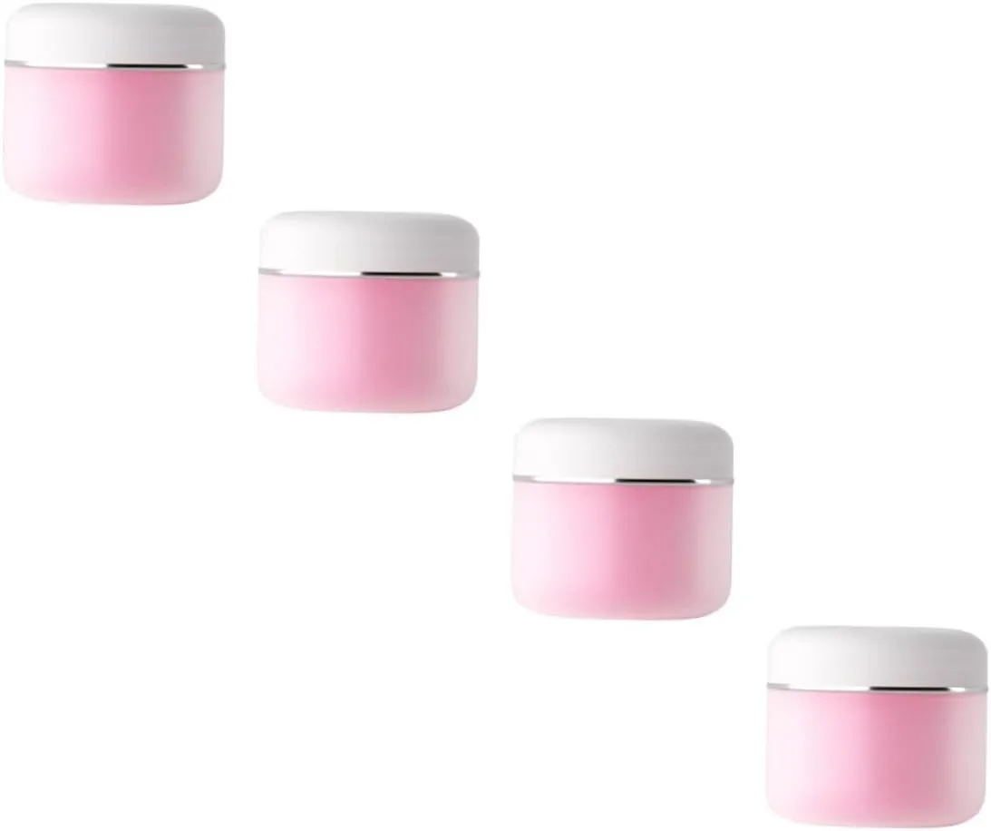 VICASKY 4pcs Portable Cream Bottle Empty Lotion Containers for Travel and Daily Use Reliable Storage for Makeups Creams and Lotions Practical Design