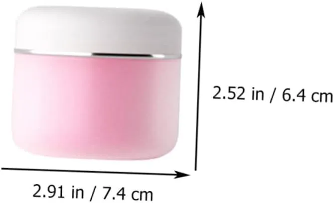 VICASKY 4pcs Portable Cream Bottle Empty Lotion Containers for Travel and Daily Use Reliable Storage for Makeups Creams and Lotions Practical Design