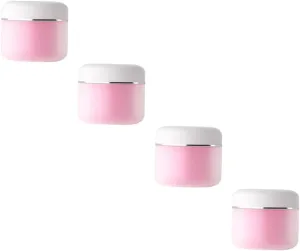 VICASKY 4pcs Portable Cream Bottle Empty Lotion Containers for Travel and Daily Use Reliable Storage for Makeups Creams and Lotions Practical Design