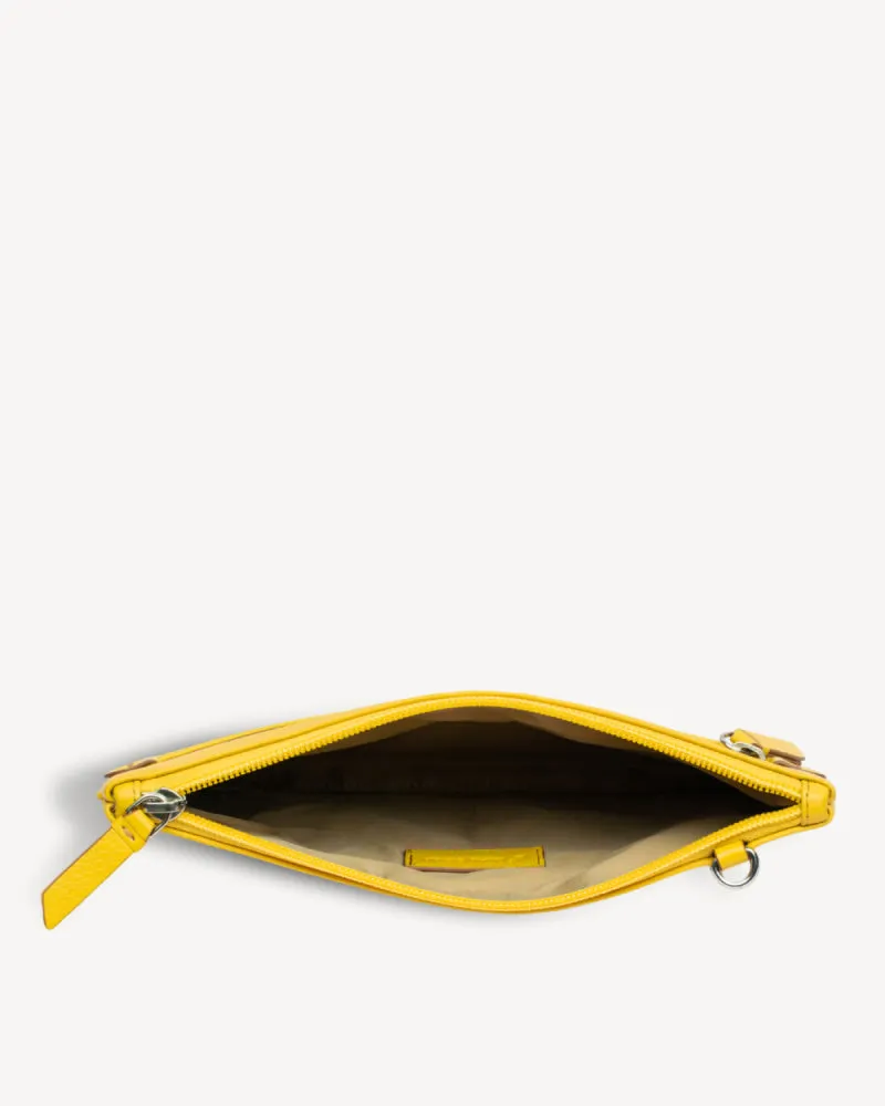 Virginia Large Slim Wristlet Pouch - Yellow