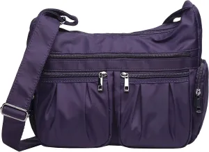VOLGANIK ROCK Crossbody Purses for Women Shoulder Handbags Lightweight Waterproof Nylon Travel Bag Ladies Pocketbooks