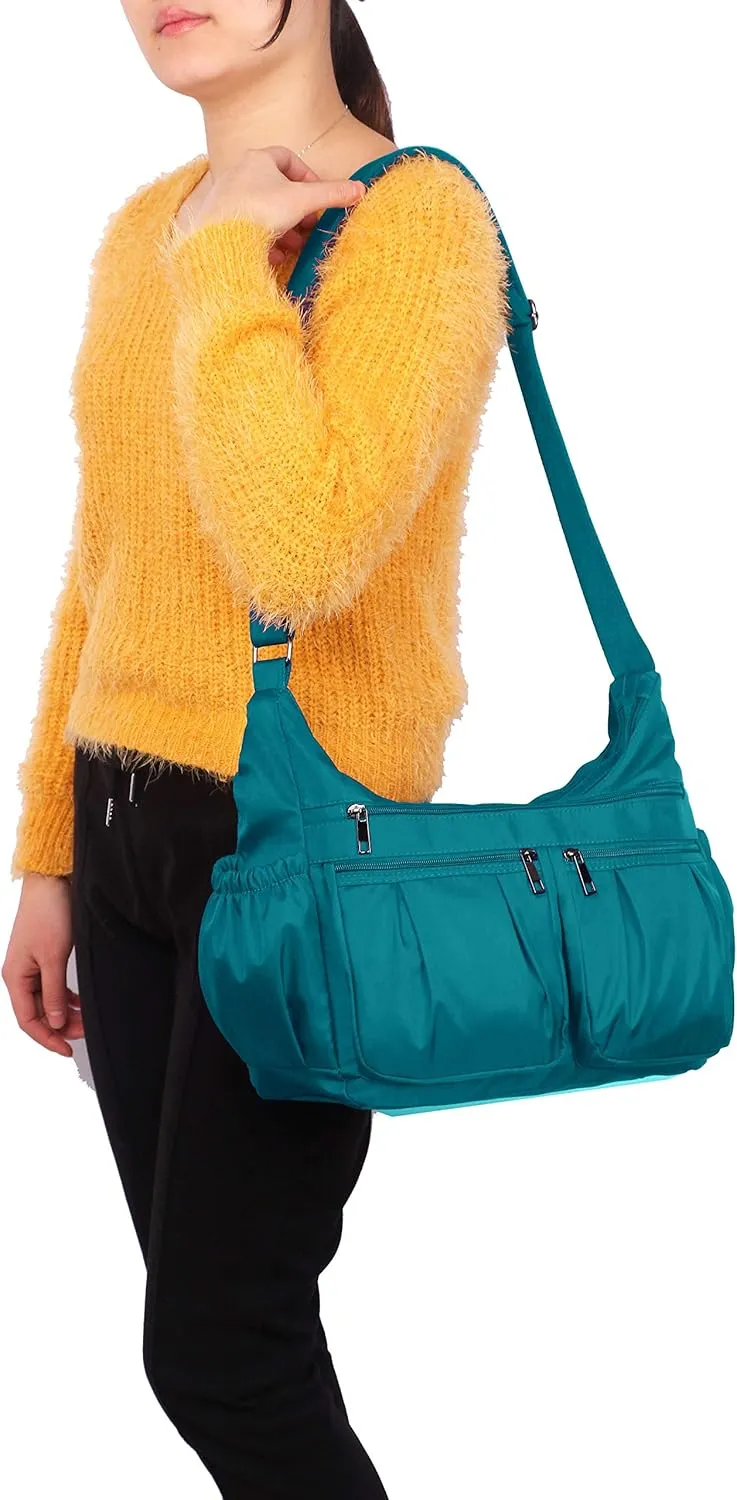 VOLGANIK ROCK Crossbody Purses for Women Shoulder Handbags Lightweight Waterproof Nylon Travel Bag Ladies Pocketbooks