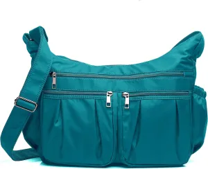 VOLGANIK ROCK Crossbody Purses for Women Shoulder Handbags Lightweight Waterproof Nylon Travel Bag Ladies Pocketbooks