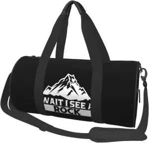 Wait I See A Rock Geology Geologist Duffel Bag Gym Bag Travel Sports Tote Large Foldable Beach Swim Yoga0