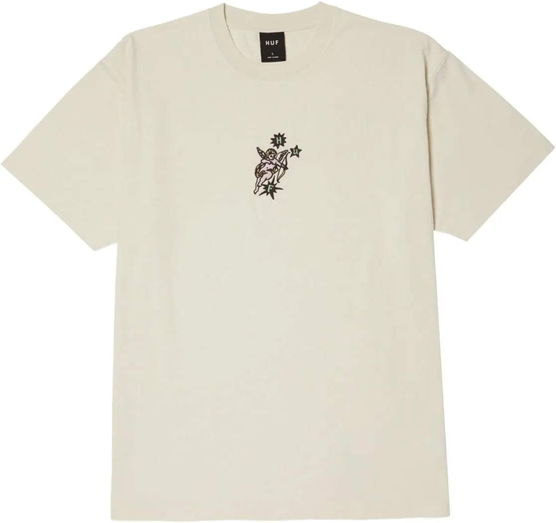 Washed T-Shirt with Cupid Design by Huf