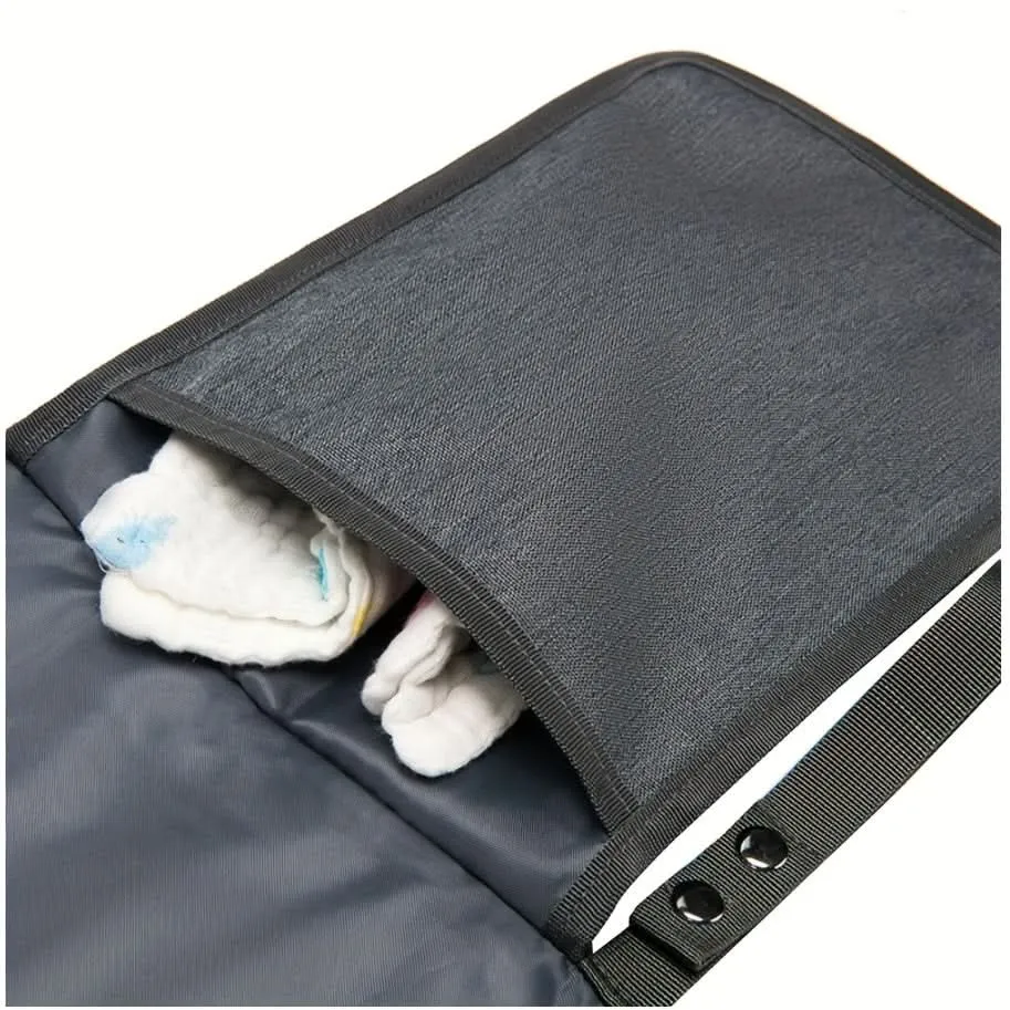 Waterproof Portable Diaper Changing Pad with Pockets